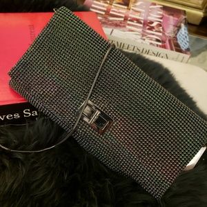 BCBG Iridescent Chainmail Bag